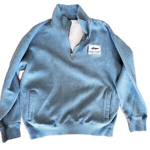 Quiet Storm 1/4 zip fleece lined pullover sweatshirt with pockets, Men's Medium